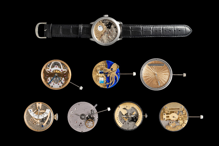 All submitted entries from the Walter Lange Watchmaking Excellence Award with a 10,000 Euro prize