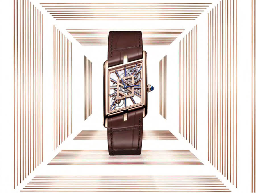 Cartier Tank Asymétrique Skeleton Watch