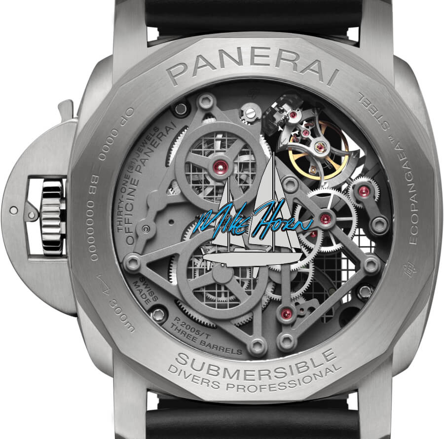 Panerai Submersible Ecopangaea Tourbillon GMT 50 mm Mike Horn Edition  Movement