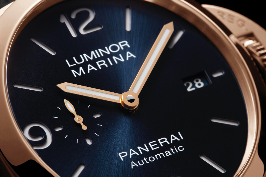 The New Luminor Marina Panerai Goldtech – 44 mm Blue Dial