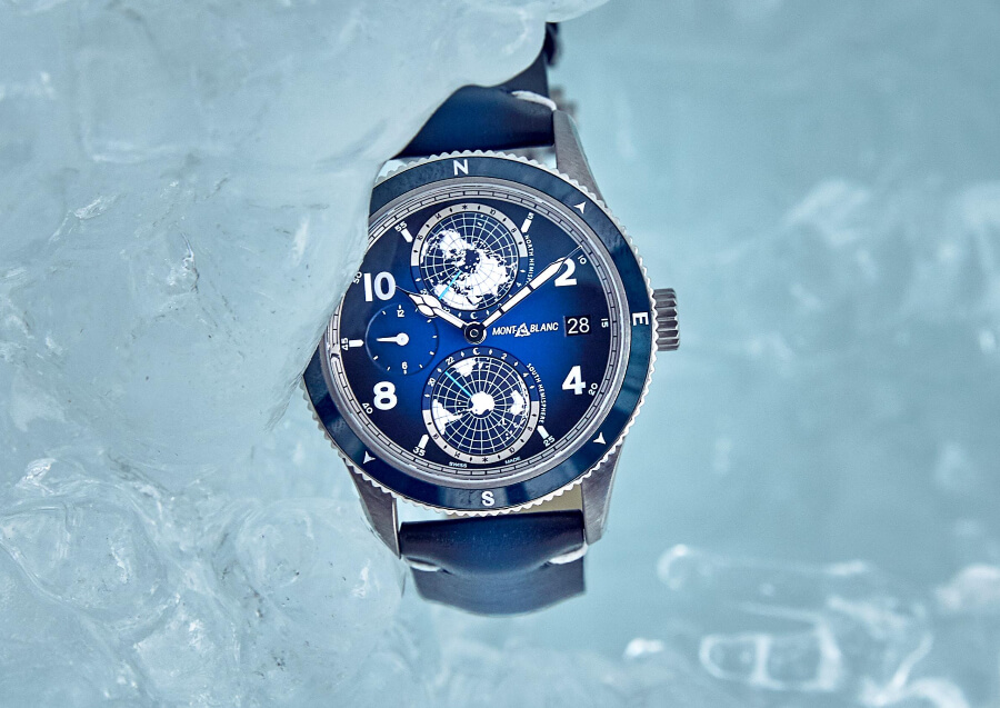 Montblanc 1858 Geosphere Blue Dial