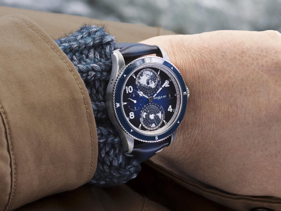 Montblanc 1858 Geosphere Blue watch Review