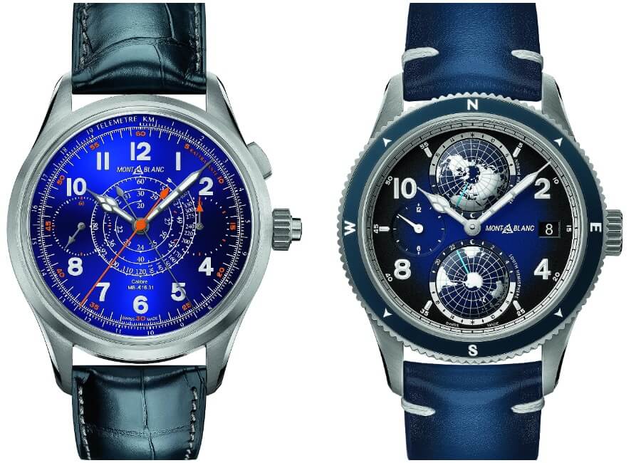 Montblanc 1858 Split Second Chronograph Limited Edition 100 and Montblanc 1858 Geosphere 