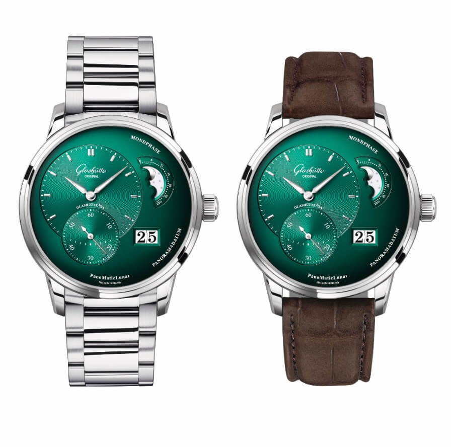 The New Glashütte Original PanoMaticLunar In Forest Green 