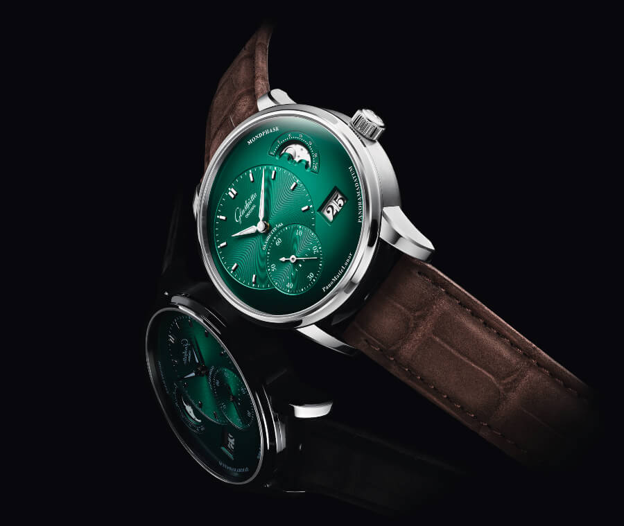 Glashütte Original PanoMaticLunar Green Dial