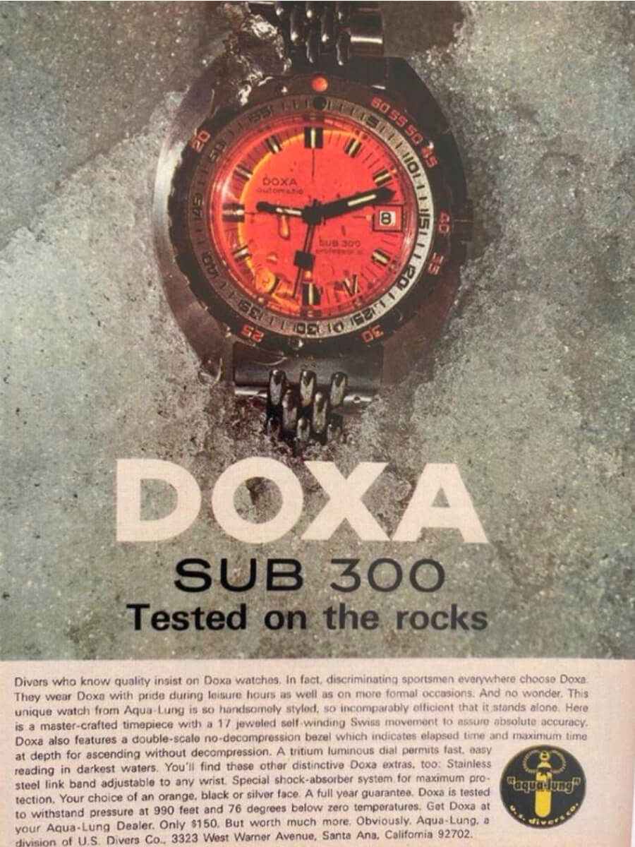 Vintage Doxa Sub Diver Watch