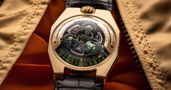 The First Urwerk UR-100 “Fight C-19” In Gold Sold For 96,500 Swiss Francs (Excluding Tax)