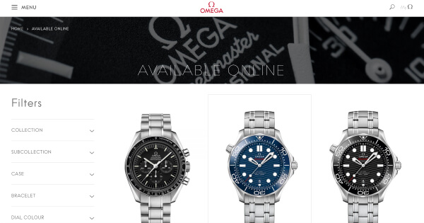 Omega Launches Online Shopping In Europe