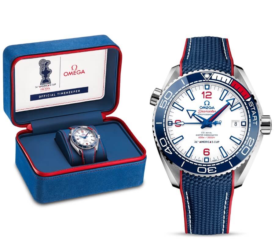 Omega Seamaster Planet Ocean 600m Omega Co-Axial Master Chronometer 43.5 mm America’s Cup Edition Full Box For Sale