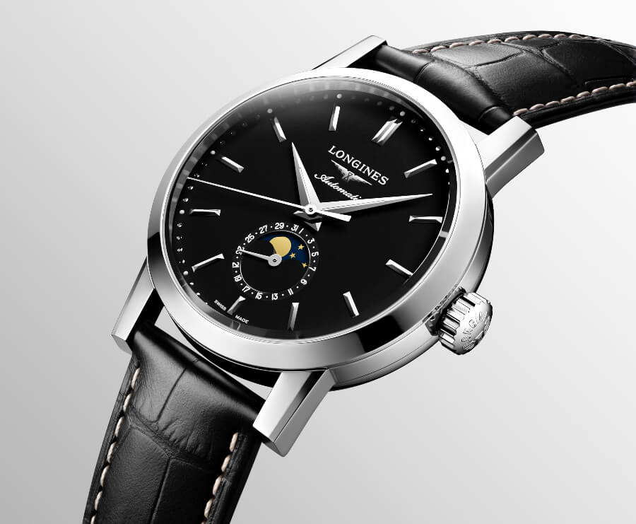 The New Longines 1832 Black Dial Moon Phase