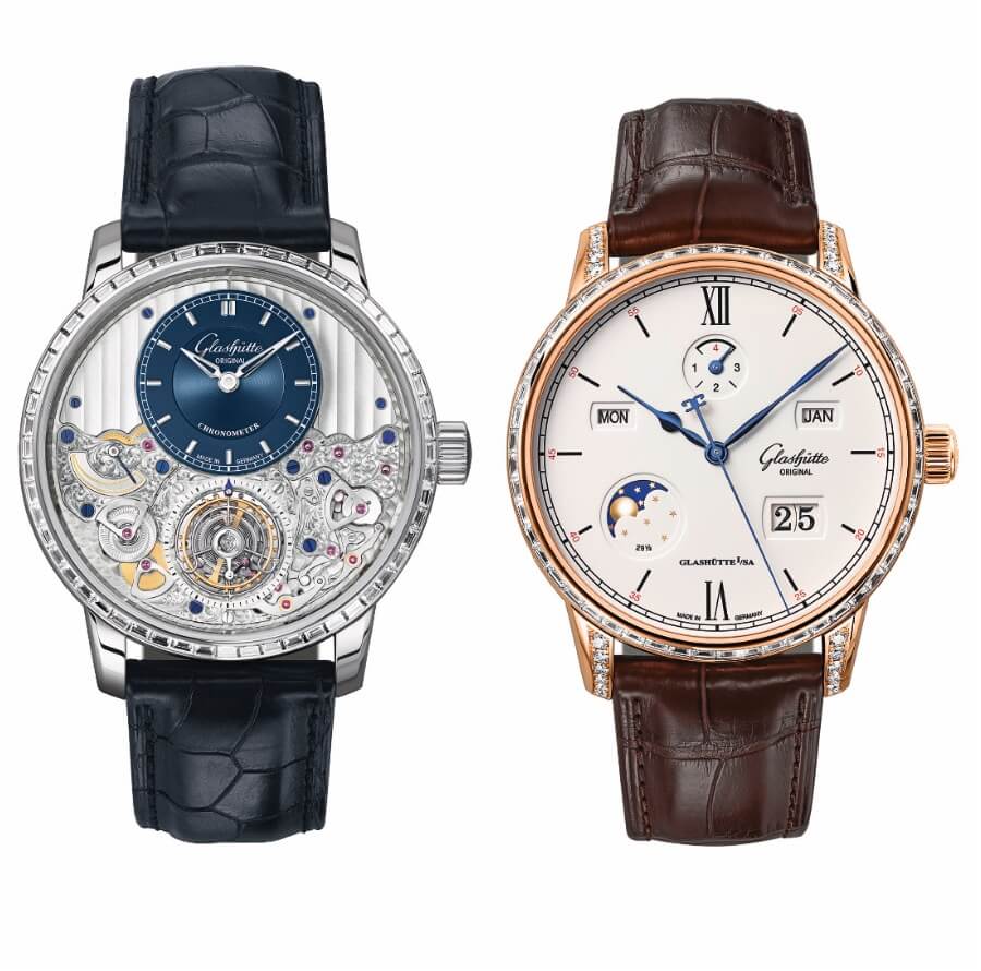 Glashütte Original Senator Chronometer Tourbillon and the Senator Excellence Perpetual Calendar