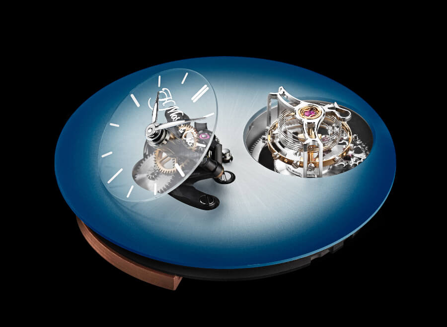 H. Moser × MB&F Endeavour Cylindrical Tourbillon Dial