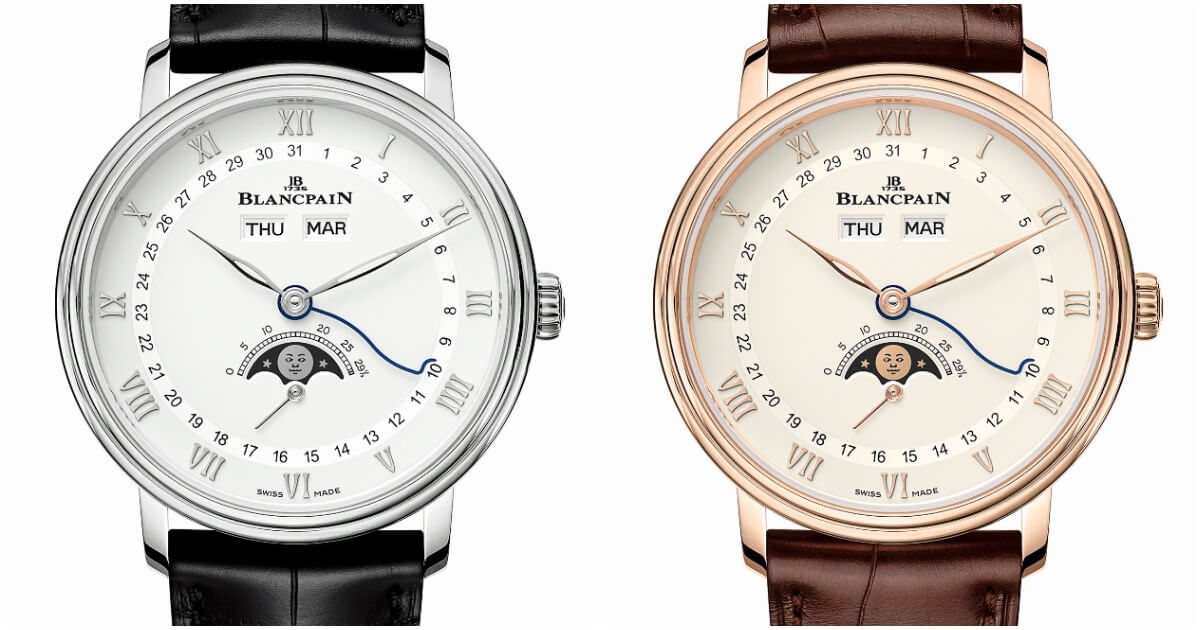 The New Blancpain Villeret Quantième Complet 38 mm (Pictures and Specifications)