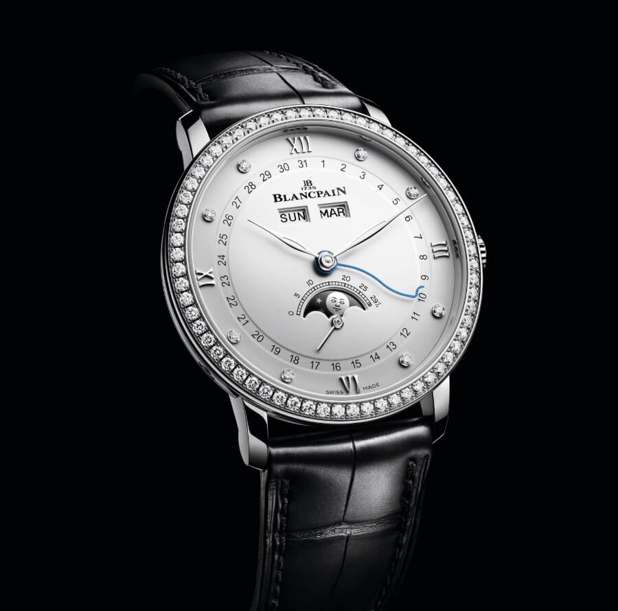 Blancpain Villeret Quantième Complet 38 mm Diamonds