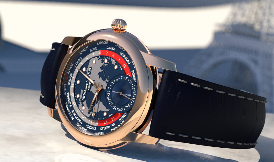 The New Frederique Constant Classic Worldtimer Manufacture Limited Edition 