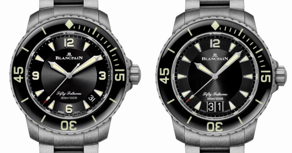 Blancpain Fifty Fathoms Automatique and Fifty Fathoms Grande Date Are Now Available With A Titanium Bracelet (Pictures and Specifications)