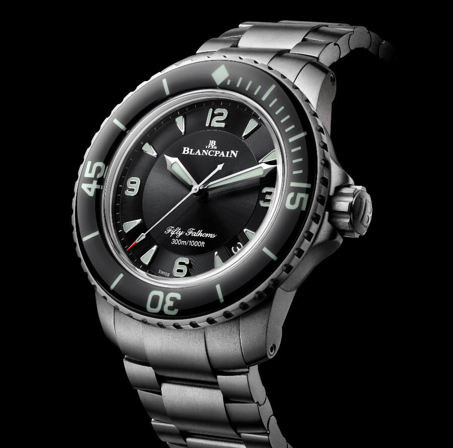 Blancpain Fifty Fathoms Automatique Titanium Bracelet Watch Review