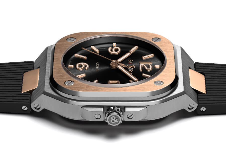 Bell & Ross BR05 Black Steel & Gold Case