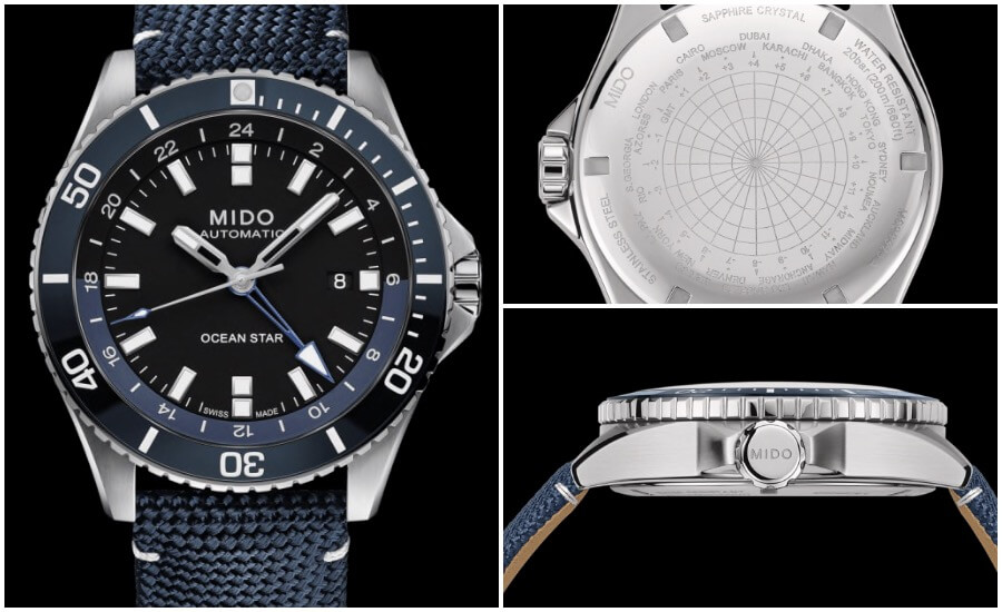 The New Mido Ocean Star GMT 