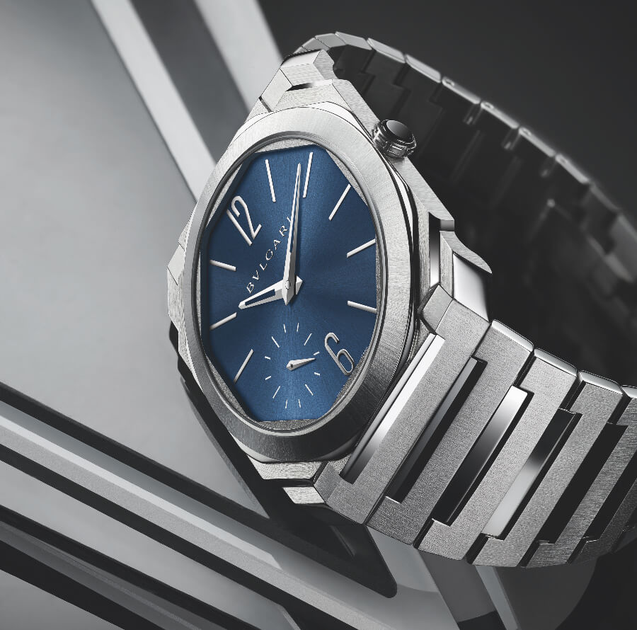 Bvlgari Octo Finissimo Automatic Satin-Polished Steel 100 m Blue Dial Watch Review