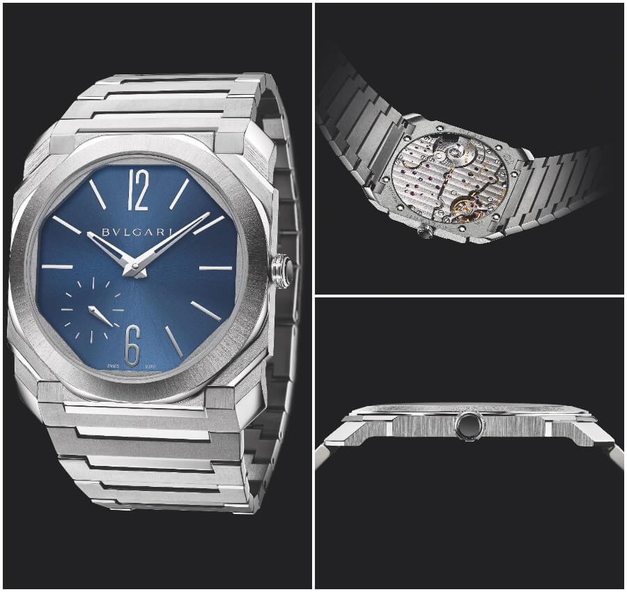 Bvlgari Octo Finissimo Automatic Satin-Polished Steel 100 m Blue Dial Watch Review