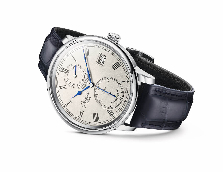 The New Glashütte Original Senator Chronometer Limited Edition White Gold 