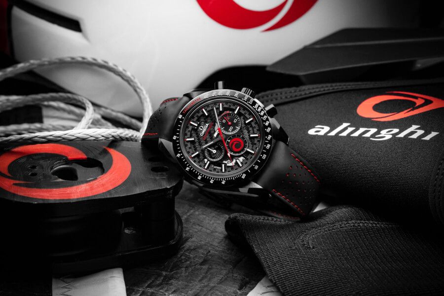 Omega Speedmaster Dark Side Of The Moon Alinghi Watch Review