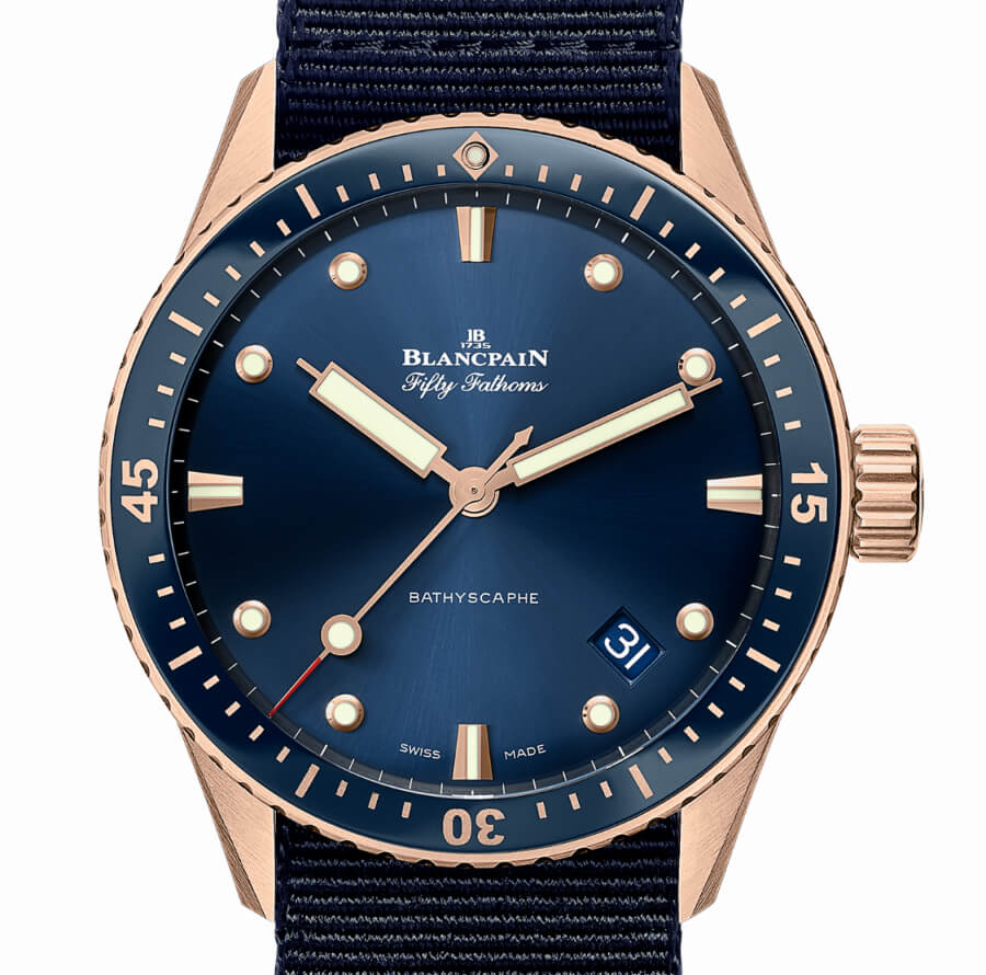 Blancpain Fifty Fathoms Bathyscaphe Sedna Gold