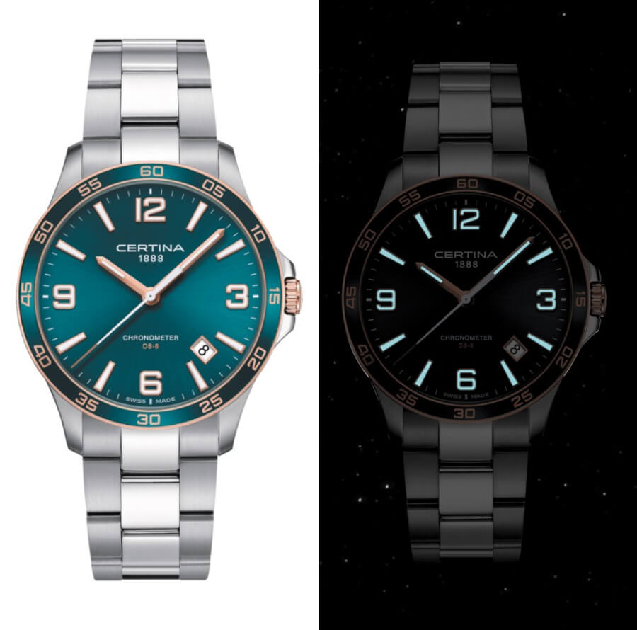 Certina DS-8 Super Luminova