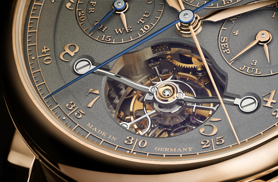 A. Lange & Söhne Tourbograph Perpetual Honeygold “Homage to F. A. Lange” Dial