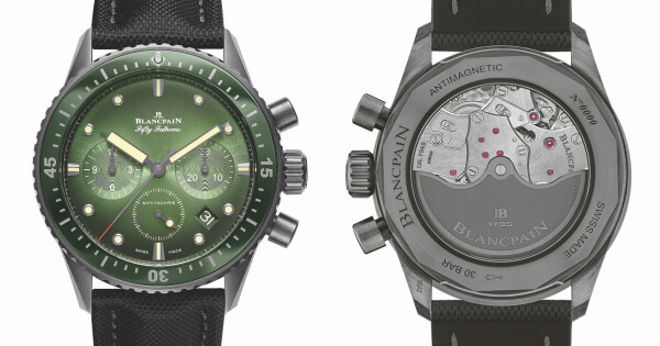 Blancpain Bathyscaphe Chronographe Flyback Ref. 5200-0153 Green Dial (Price, Pictures and Specifications)