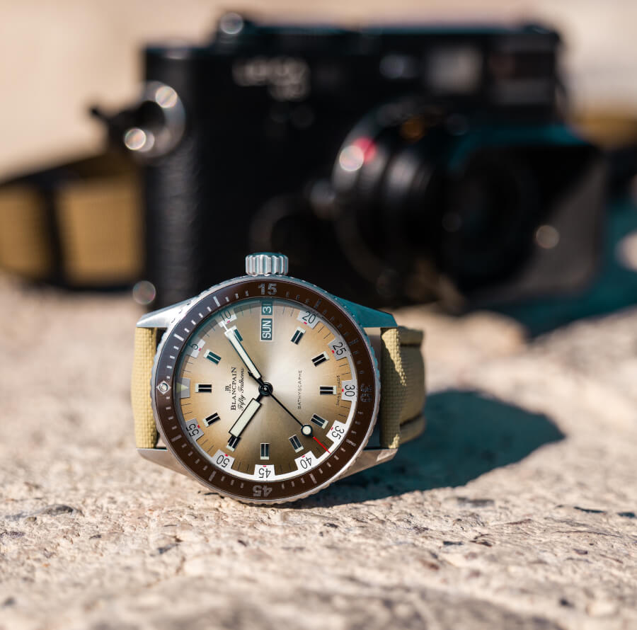 Blancpain Bathyscaphe Day Date Desert Edition Watch Review