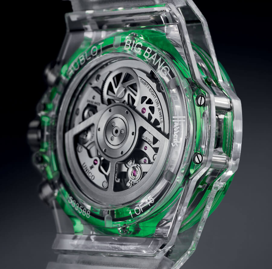 Hublot Big Bang Unico Sapphire Harrods Special Edition In House Movement