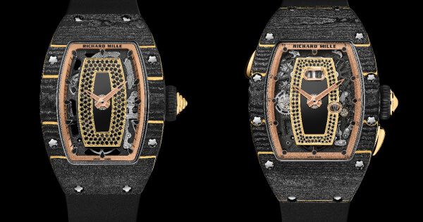 Richard Mille RM 07-01 and RM 037 Gold Carbon TPT