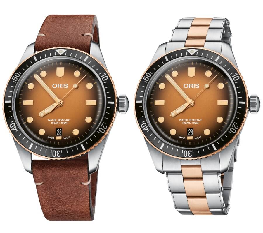 The New Oris Divers Sixty-Five Brown Gradient Dial