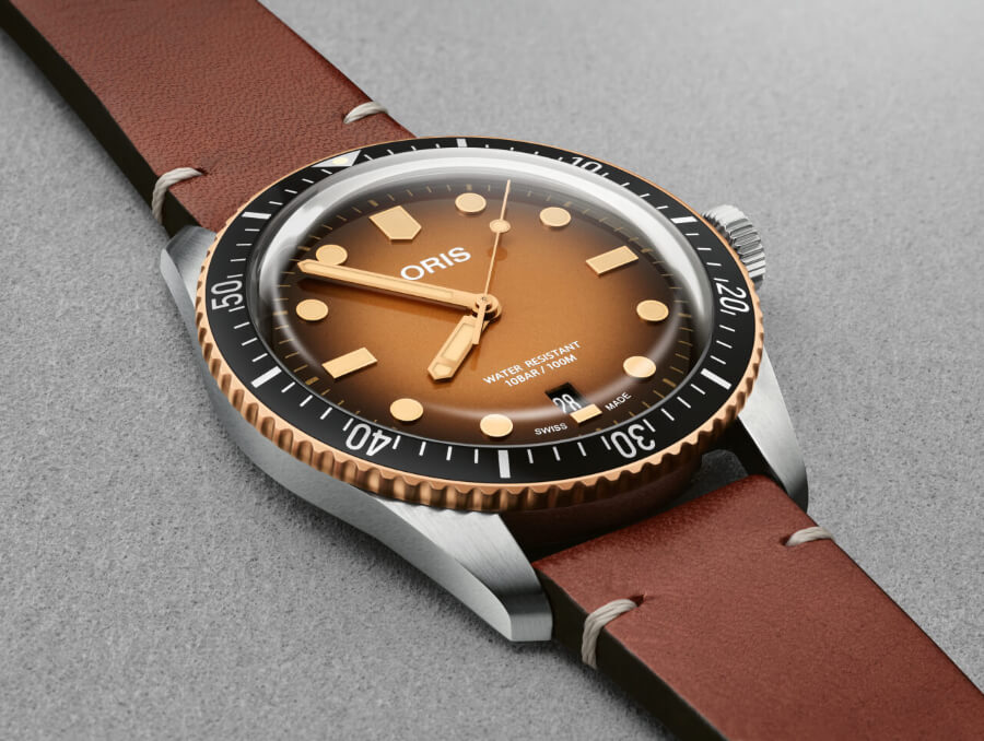 Oris Divers Sixty-Five Brown Gradient Dial Watch Review