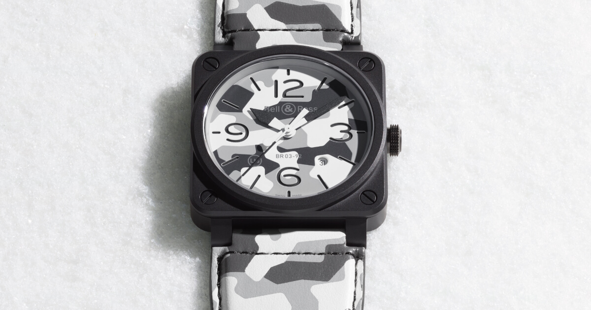 Bell & Ross BR03-92 White Camo (Price, Pictures and Specifications)