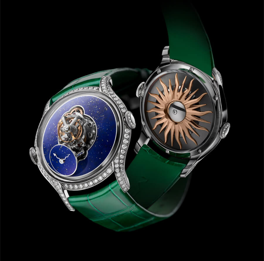 The New MB&F Legacy Machine FlyingT Lapis Lazuli 