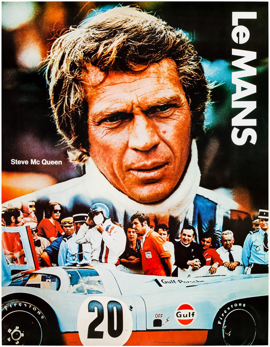 Vintage Leman Poster Steve McQueen