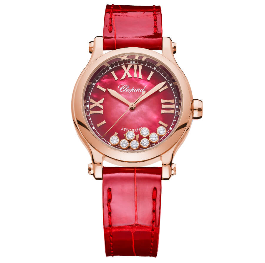 The New Chopard Happy Sport in ethical 18-carat rose gold Ref. 275378-5005 