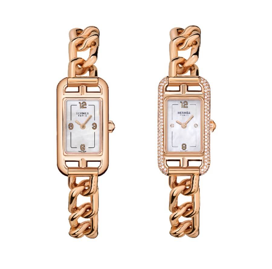 Hermes Nantucket Chaîne d’Ancre Gold Watch