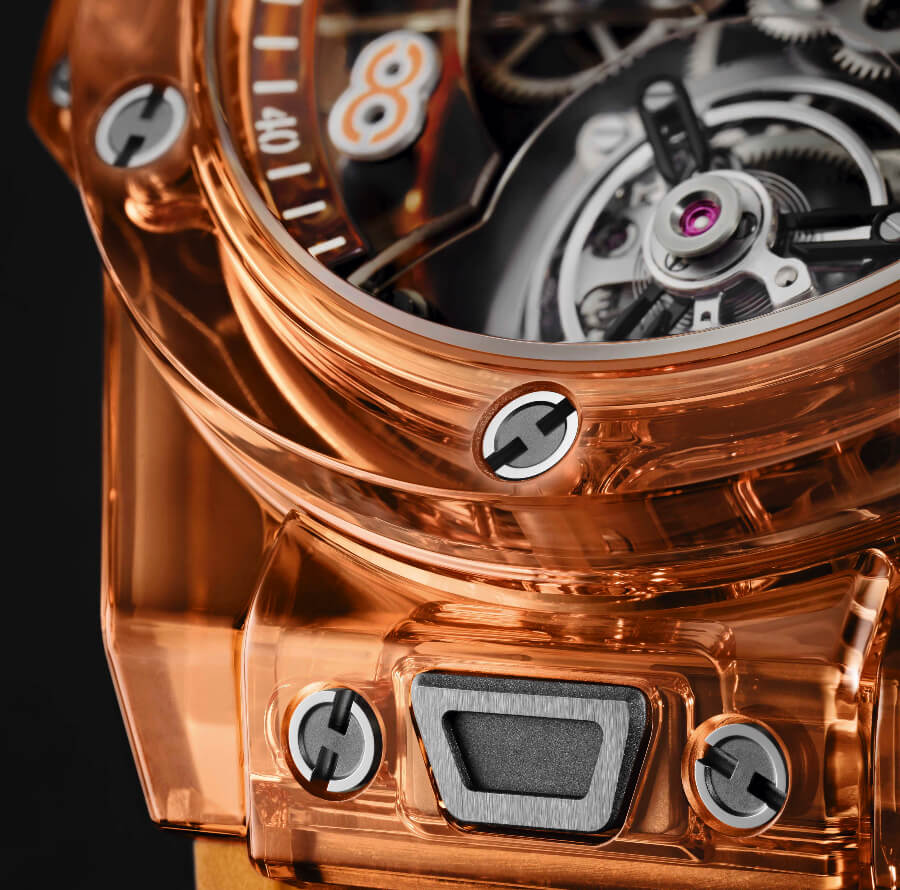 Hublot Big Bang Tourbillon Automatic Orange Sapphire In House Movement