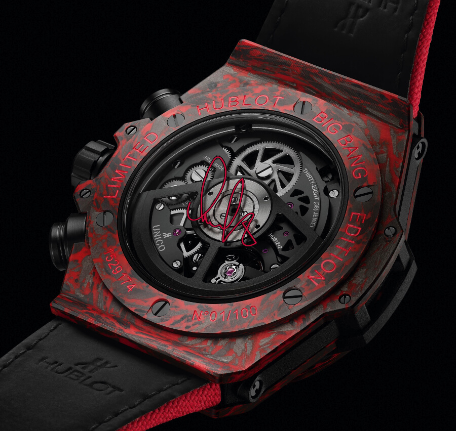 Hublot Big Bang Unico Red Carbon Alex Ovechkin In House Movement