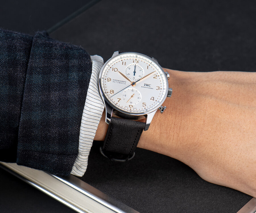 IWC Portugieser Chronograph on TimberTex strap Review