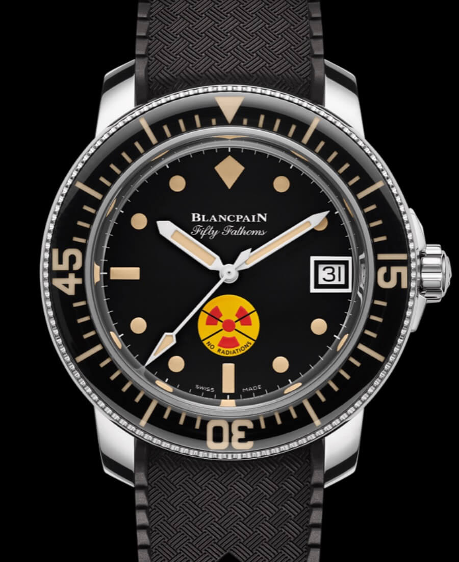 Vinage Blancpain Fifty Fathoms No Rad Watch