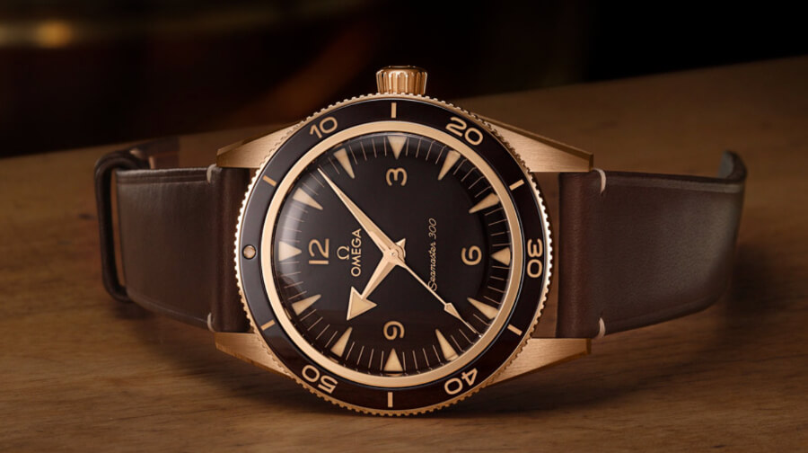 Review Omega Seamaster 300 Bronze Gold Watch