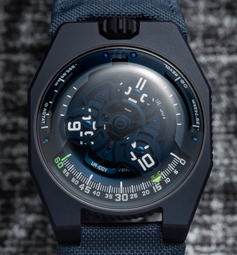 The New Urwerk Ur-100v "Blue Planet" Watch