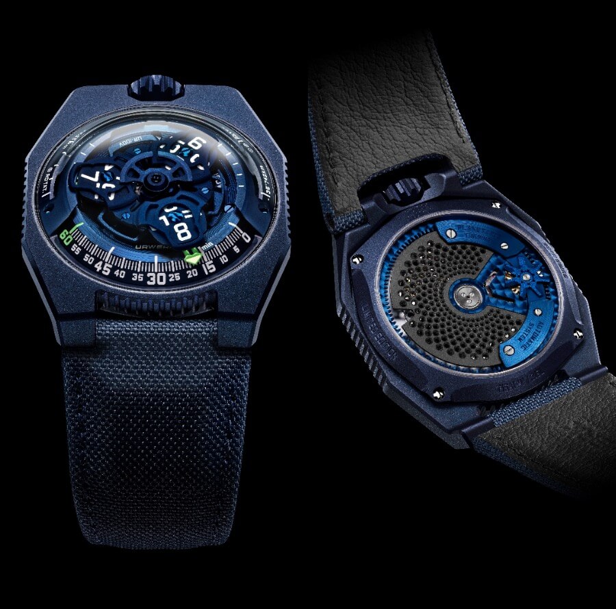 The New Urwerk Ur-100v "Blue Planet" Watch