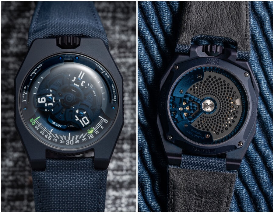 Urwerk UR-100V "Blue Planet" 