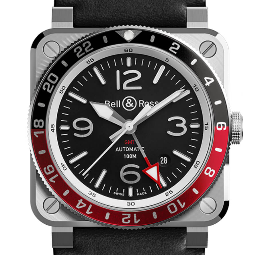 Bell & Ross BR 03-93 GMT Ref. BR0393-BL-ST/SCA 